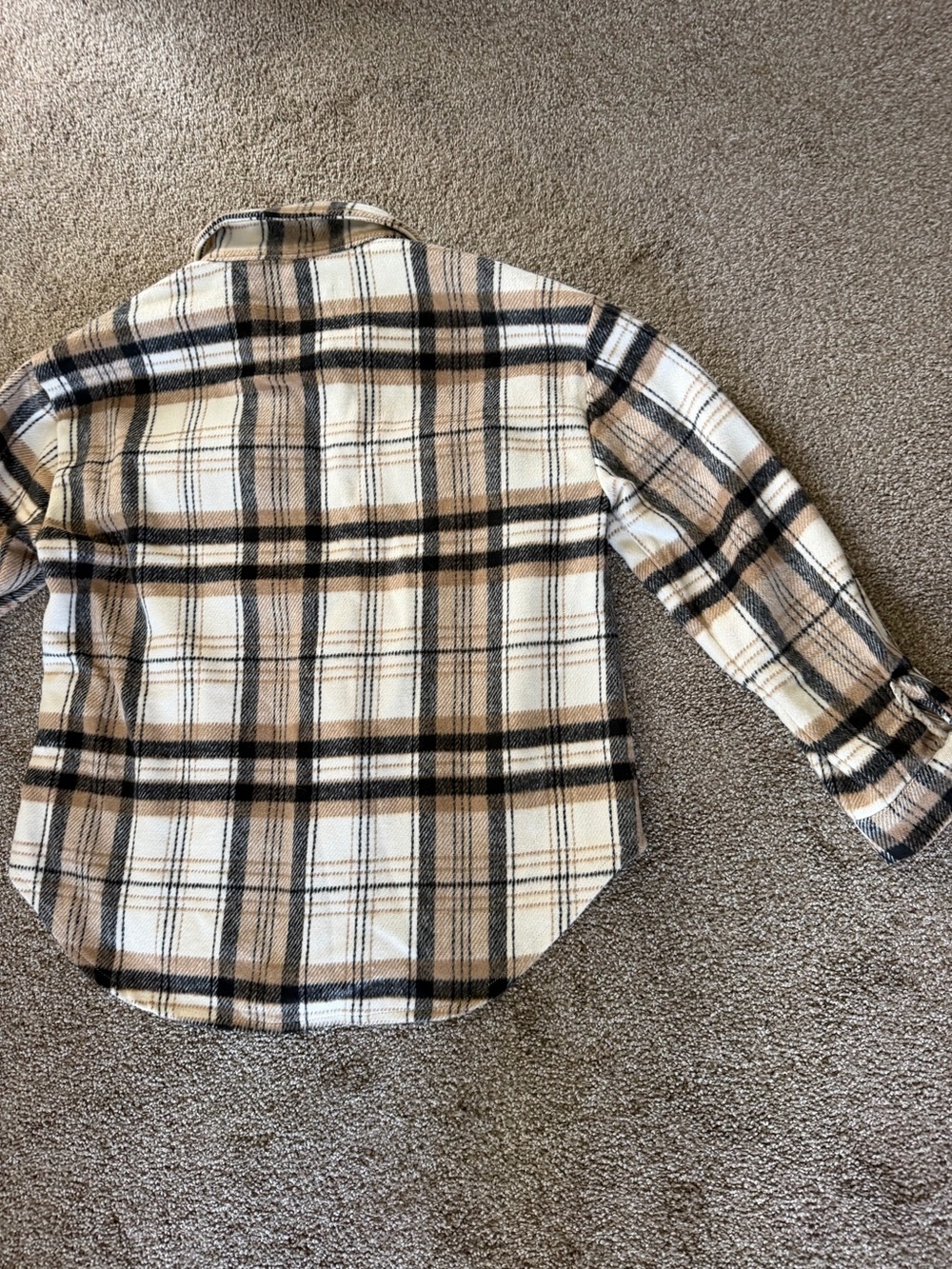 Love Tree Oversized Plaid Shacket - Picture 7 of 8
